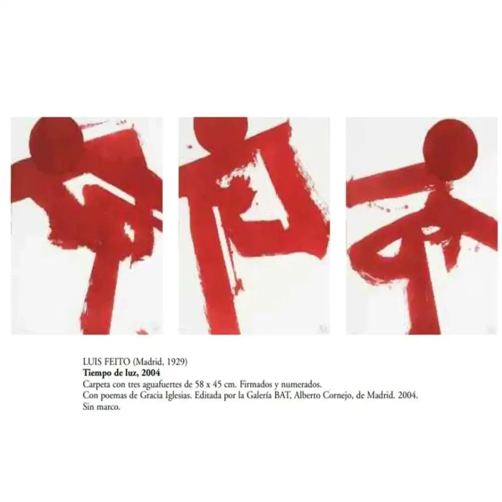 Cuadros de Feitoo con formato de poemas de Gracia Iglesias